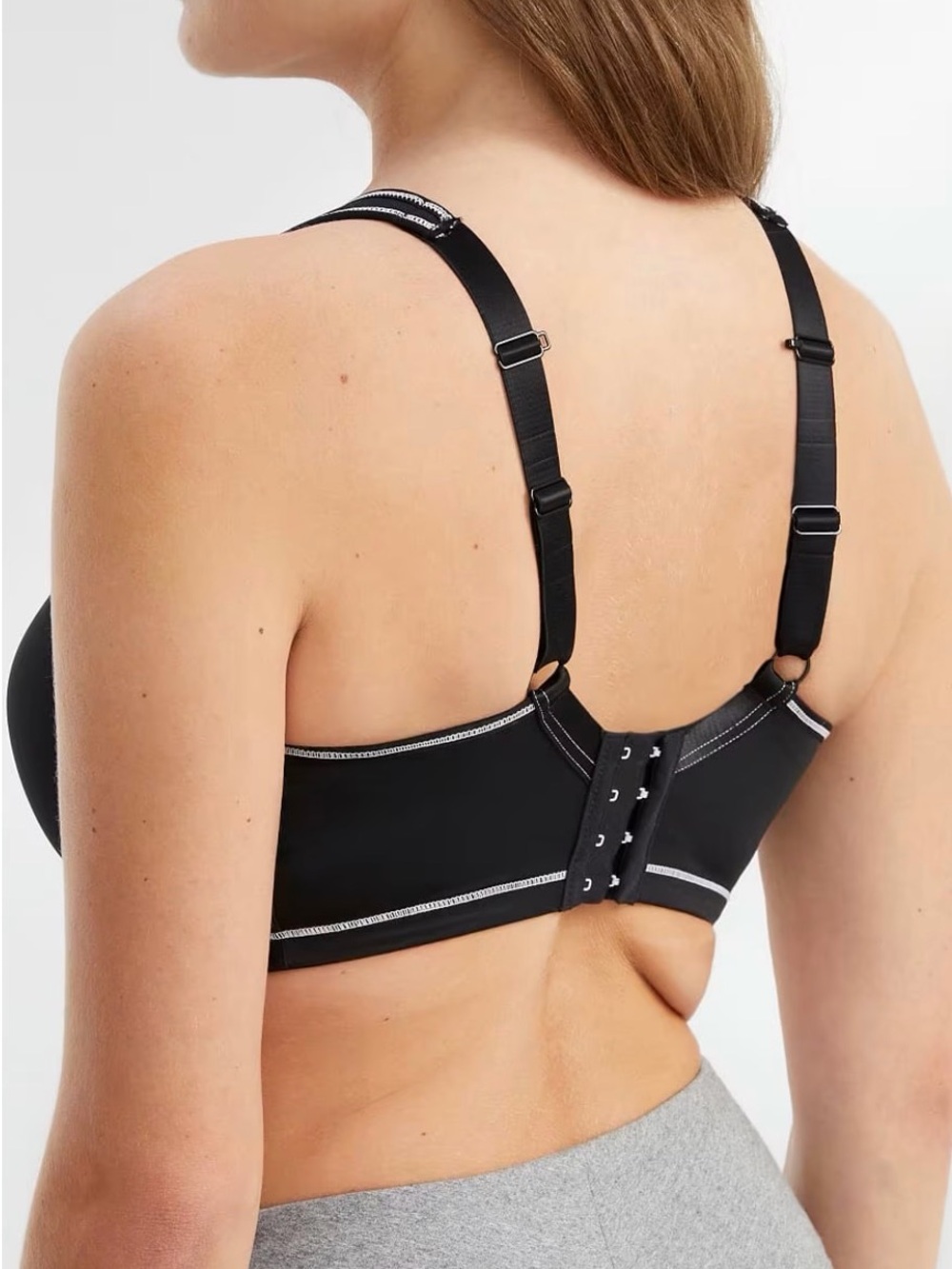 Freya Sonic Underwire Molded Sports Bra 30H Black Storm J-Hook - Picture 2 of 6